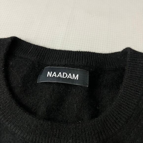Naadam Cashemere Sweater Black Men Size Small - Picture 9 of 11